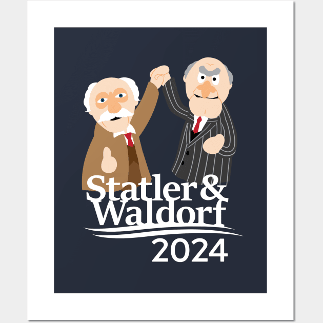 Statler & Waldorf 2024 Wall Art by MustardSoda